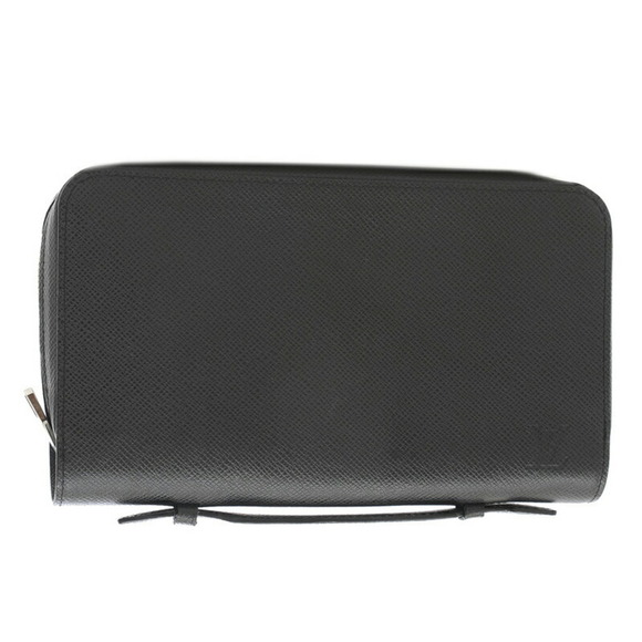 LOUIS VUITTON Taiga Zippy XL Round Zipper Long Wallet Noir M44275 - Picture 9 of 9